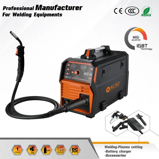3 in 1 MMA TIG Mag MIG Welders Gas Gasless CO2 160 AMPS MIG Welding Machine 
