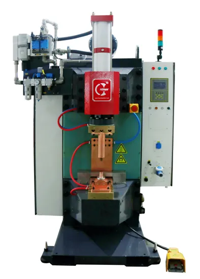 Capacitor Discharge Projection Welder For Hot